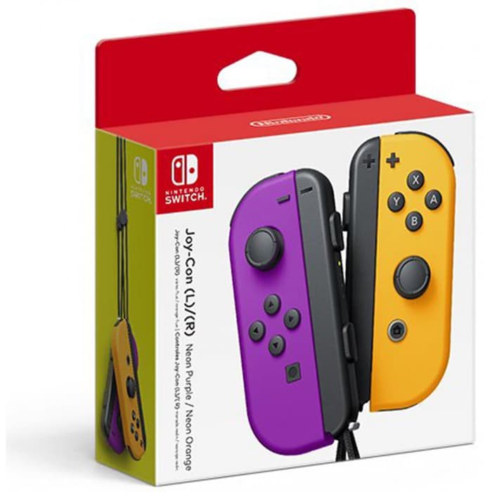 Nintendo Switch - Joy-Con (L-R) - Neon Purple-Neon Orange