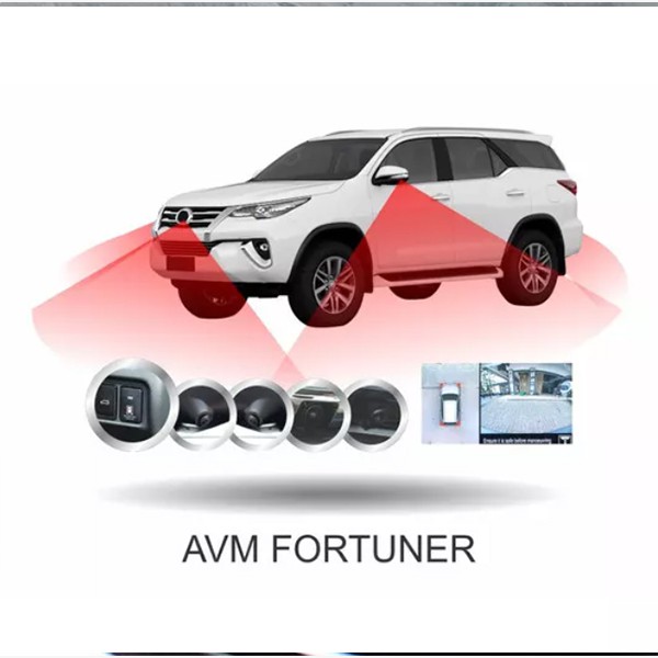 Mtech Around View Monitor Camera Toyota Fortuner Kamera 360 Bird Eye