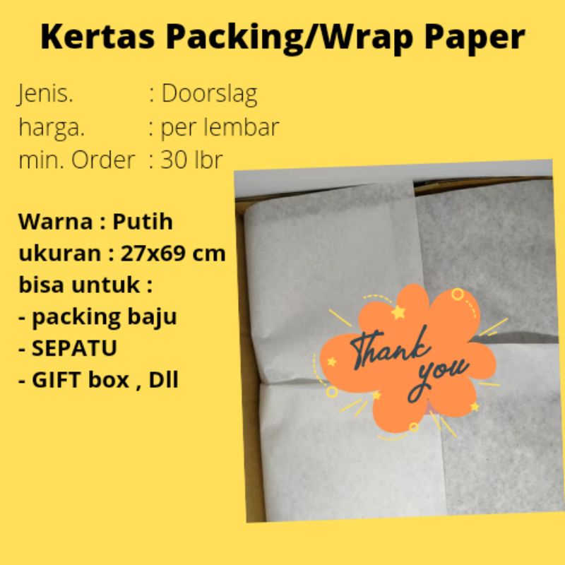 

kertas packing Kertas Packing kertas bungkus souvenir kertas bungkus kekinian kertas bungkus sepatu kertas wrapping kertas wrap kertas wrap potong wrapping paper wrapping kertas packing olshop kertas pabrikan kertas packaging kertas paper k2769