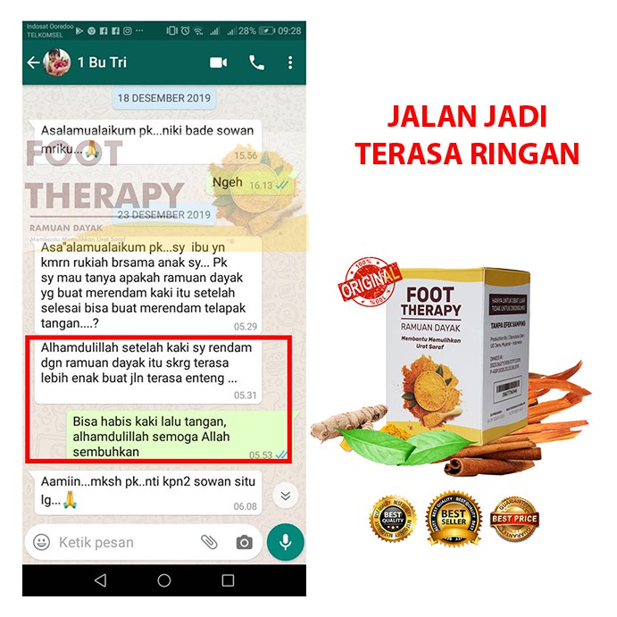 PAKET SEMBUH 2 BOX FOOPY Foot Therapy Ramuan Dayak Herbal Terapi Rendam Kaki