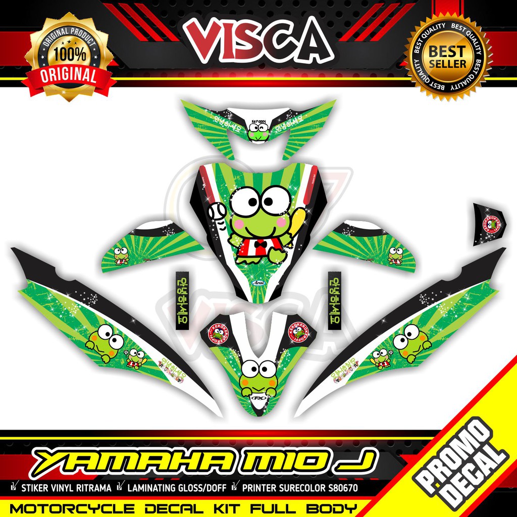 Decal Mio J Full Body Stiker Mio J Full Body Keroppi
