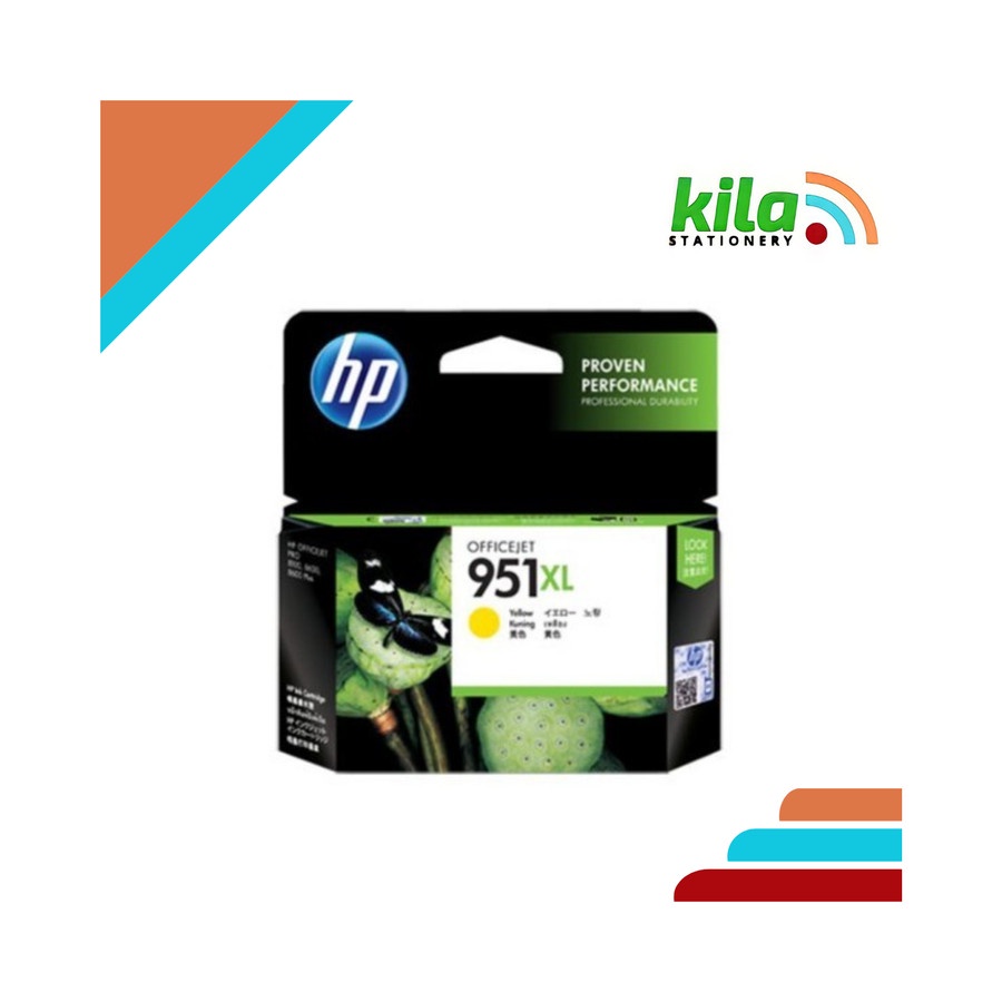 Tinta HP 951 XL Yellow = HP Officejet Pro 8100, 8600 plus, 8600