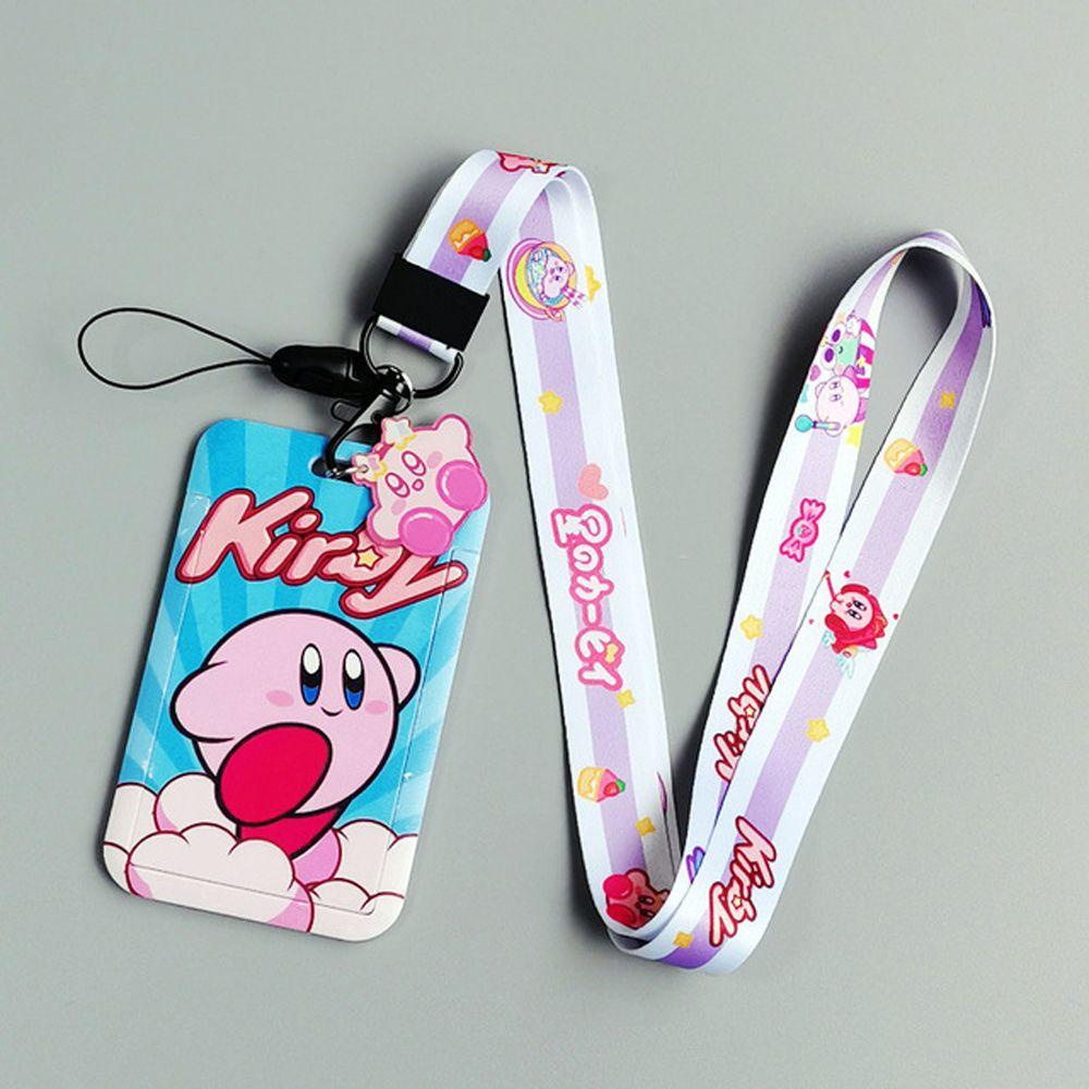 Mxbeauty ID Card Holders Cosplay Badge Gantungan Kunci Lengan Kartu Kredit Tali Leher Kunci Lanyard Bus Card Case