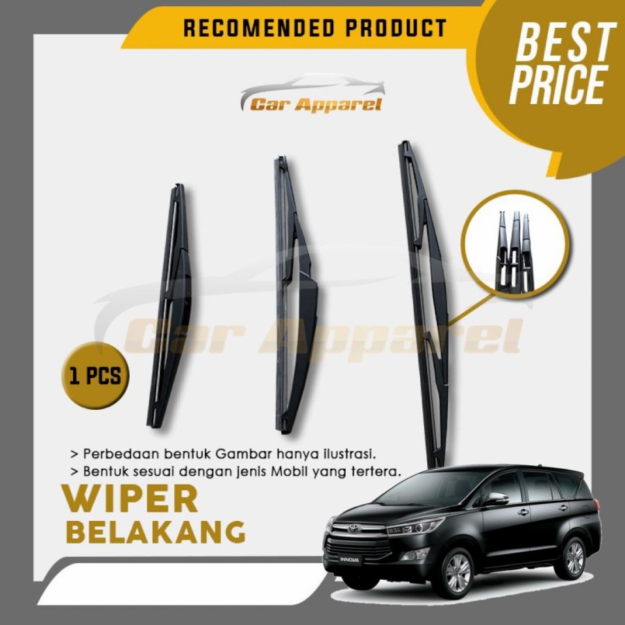 Wiper Belakang New Innova Reborn 12 INCH / Rear Wiper Innova Reborn