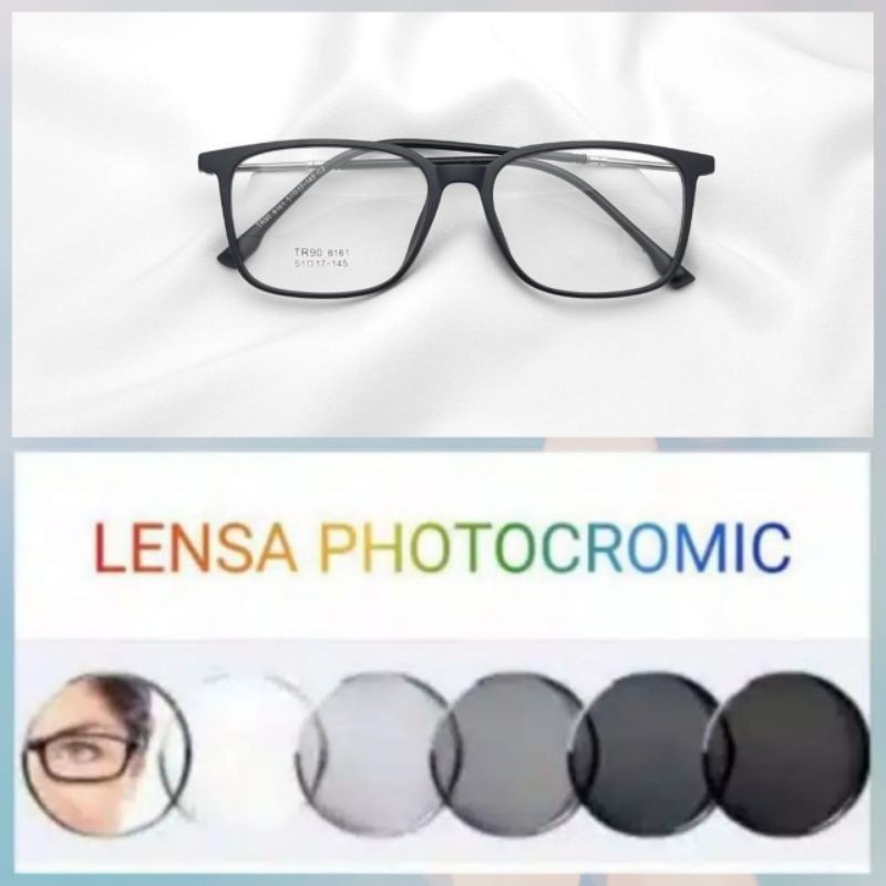 gratis lensa minus atau plus.. frame kacamata 8161