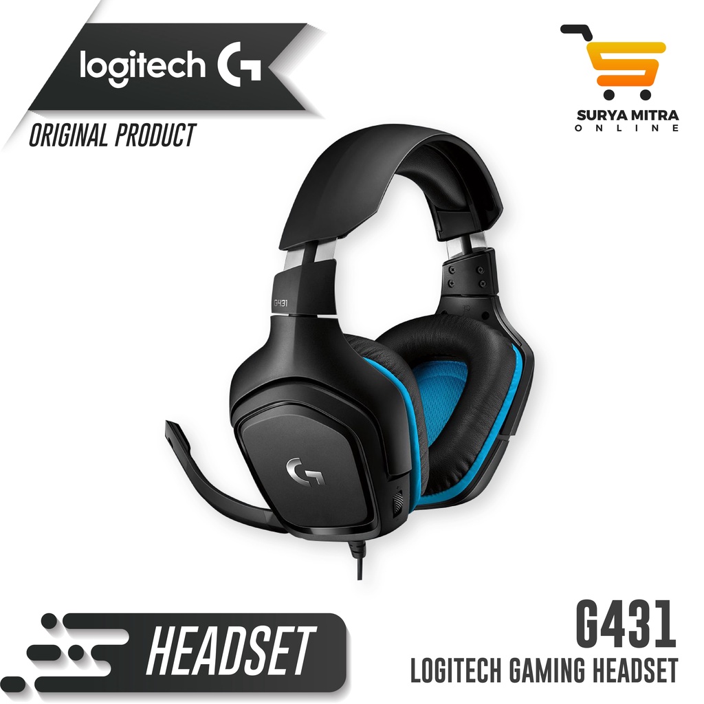 Headset Gaming Logitech G431 7.1 Surround - Summer Geek Promo