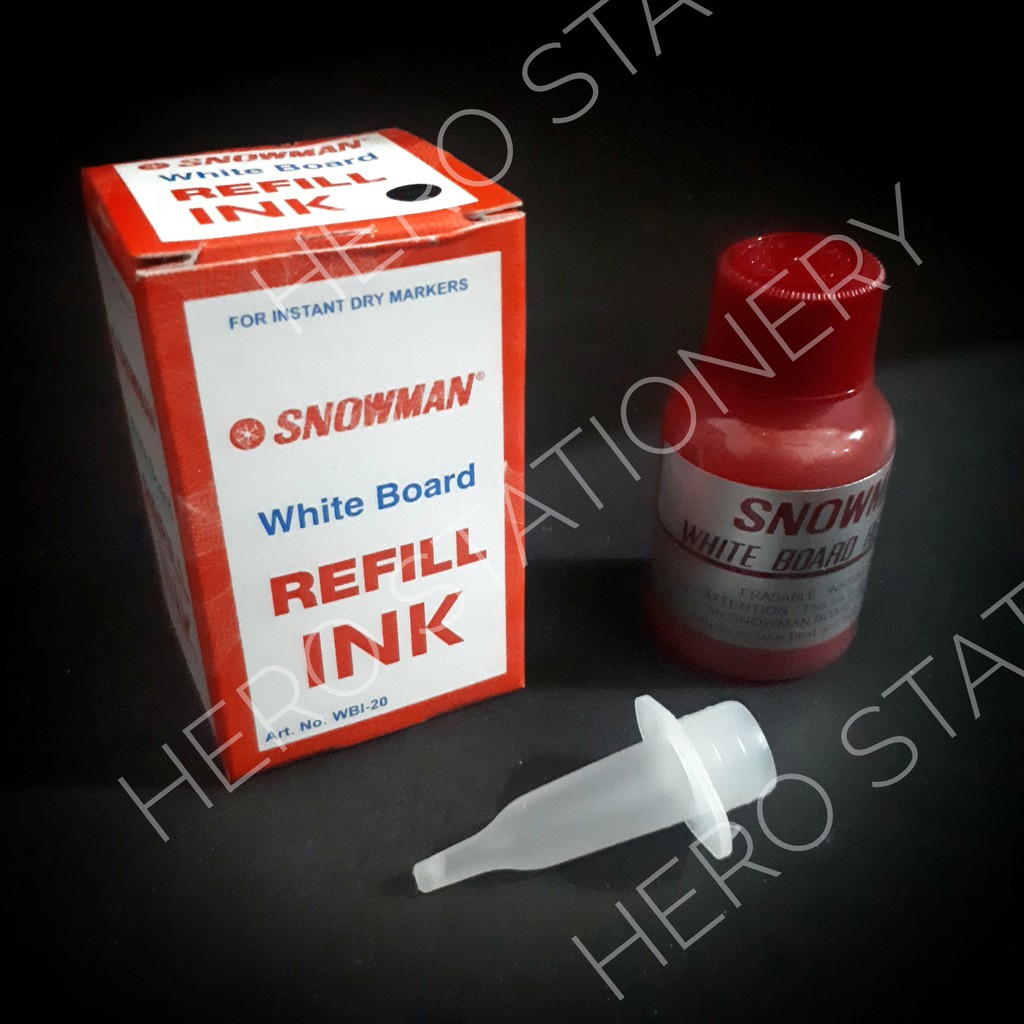 

Refill spidol whiteboard snowman tinta merah