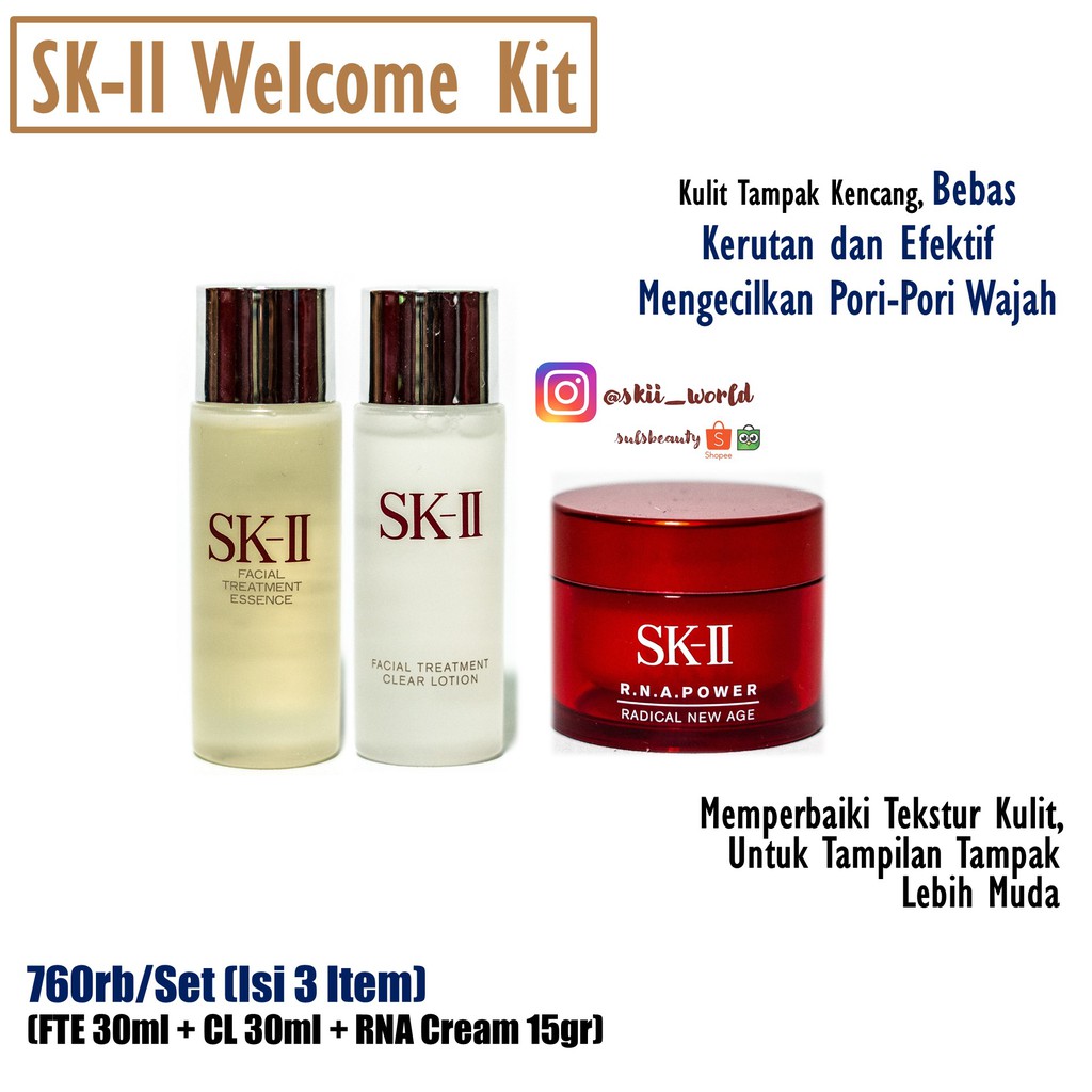 SK-II Basic Anti Aging Set / SK2 Basic Anti Aging Set / Welcome Kit