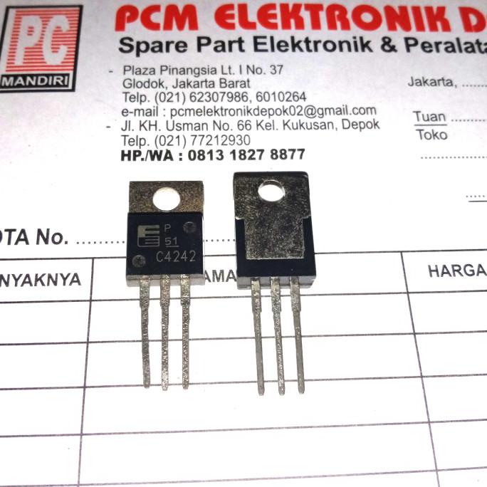 C4242 C 4242 2Sc4242 2Sc Tr Transistor To220 To-220 Pcmelebik54 Kualitas Baik