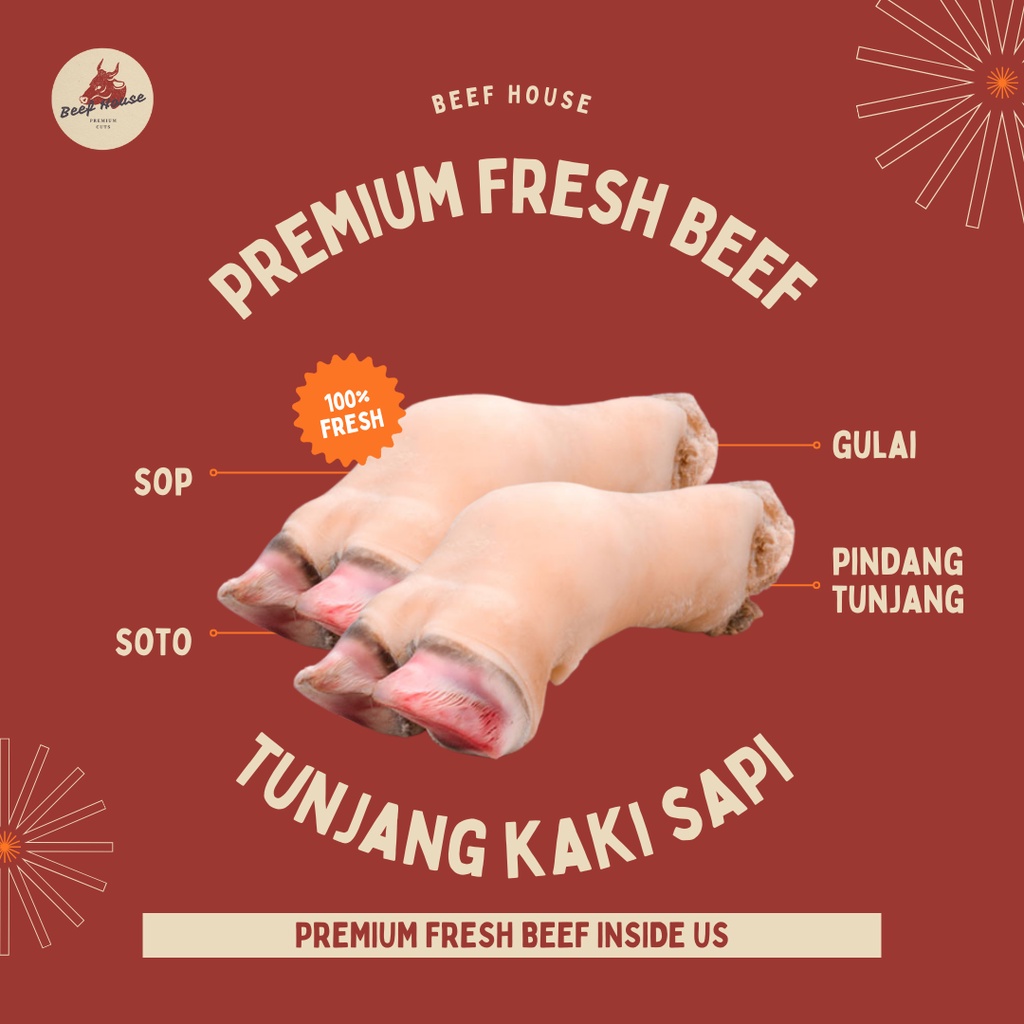 

Kikil Kaki Tunjang Sapi Lokal Segar Fresh