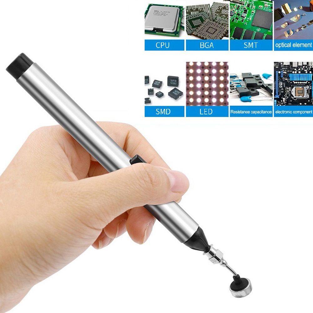 Populer 2pcs Vacuum Sucking Pen Aluminium Solder Aksesori Desoldering Alat IC SMD Remover