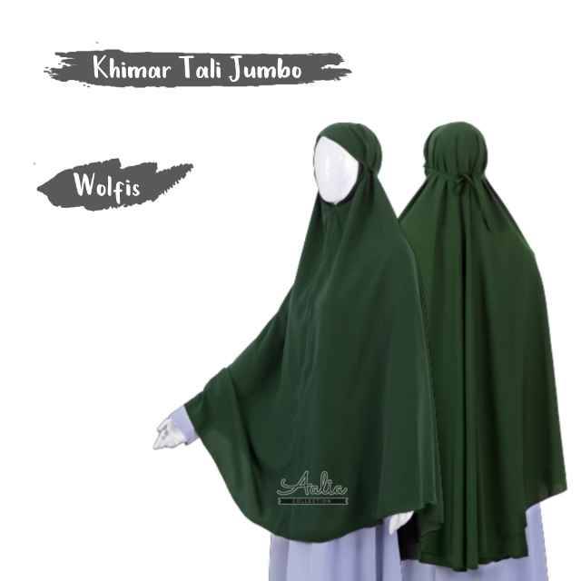 Khimar Tali Nonpet Jumbo Bergo Maryam