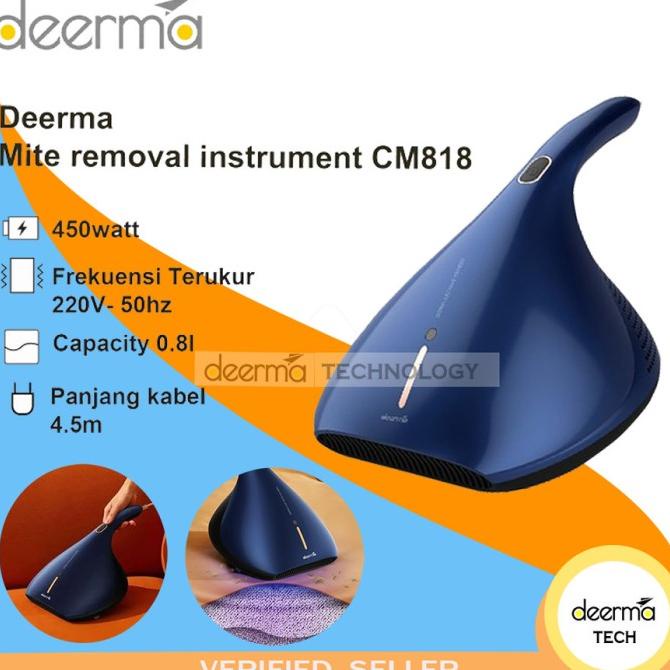 Deerma CM818 Vacuum Cleaner Vacum Pembasmi Kutu Tungau Kasur CM800 ada terus