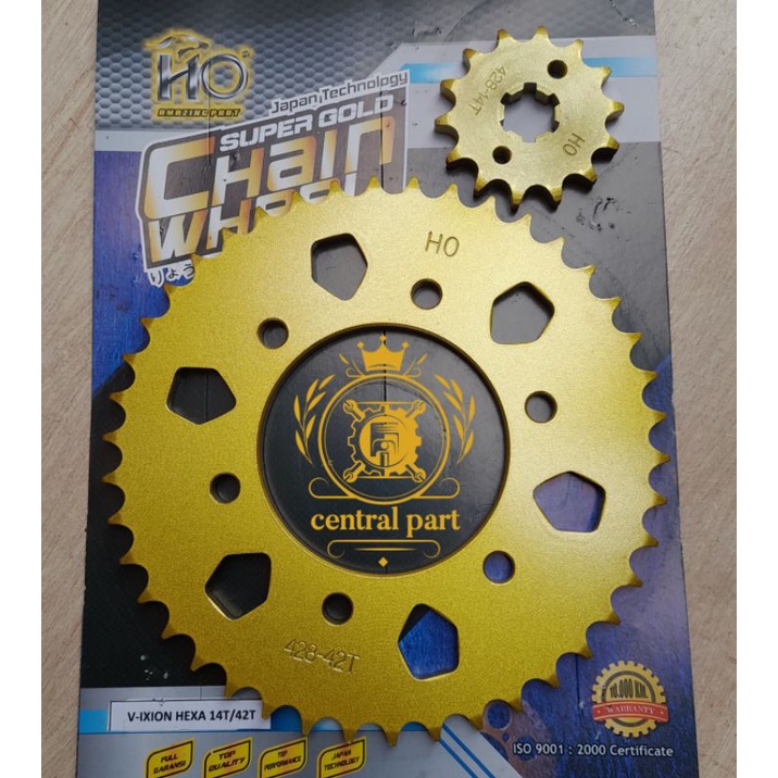 Jual GEAR SET GIR SET GEAR PAKET VIXION NEW VIXION OLD GOLD MODEL