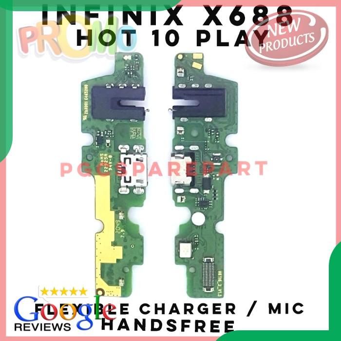 ACC HP ORIGINAL FLEXIBLE CONNECTOR CHARGER MIC INFINIX X688 HOT 10 PLAY | Infinix hot 12 play TERLEN