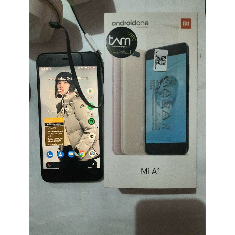 XIAOMI-MIA1-SECOND-BONUS-LIKE-NEW-MULUS-NOMINUS-4/64GB