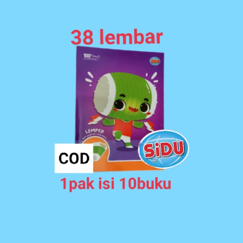 

buku sinar dunia 38 & 58 lembar (isi 10 buku)