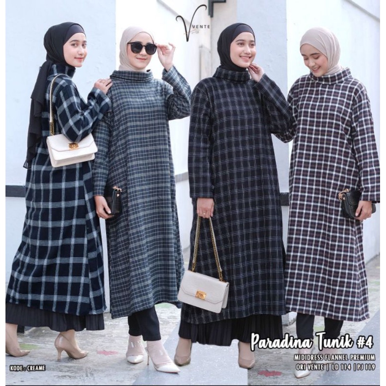 Paradina Tunik (Tunik flanel import)