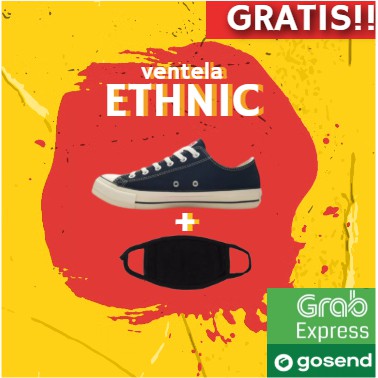 Ventela Ethnic Low Black natural
