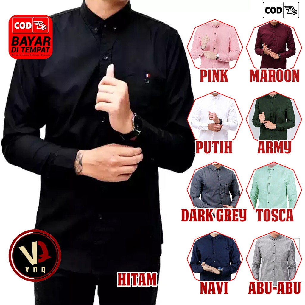 Kemeja Pria Lengan Panjang Cool Man I Baju Pria Terlaris