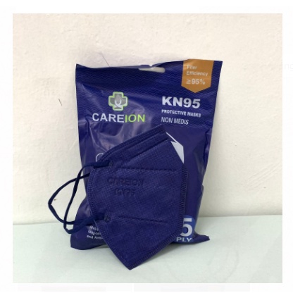 Careion Masker KN95 Premium KN95 isi 10 Pcs 5Ply Tali Sewarna Kemenkes