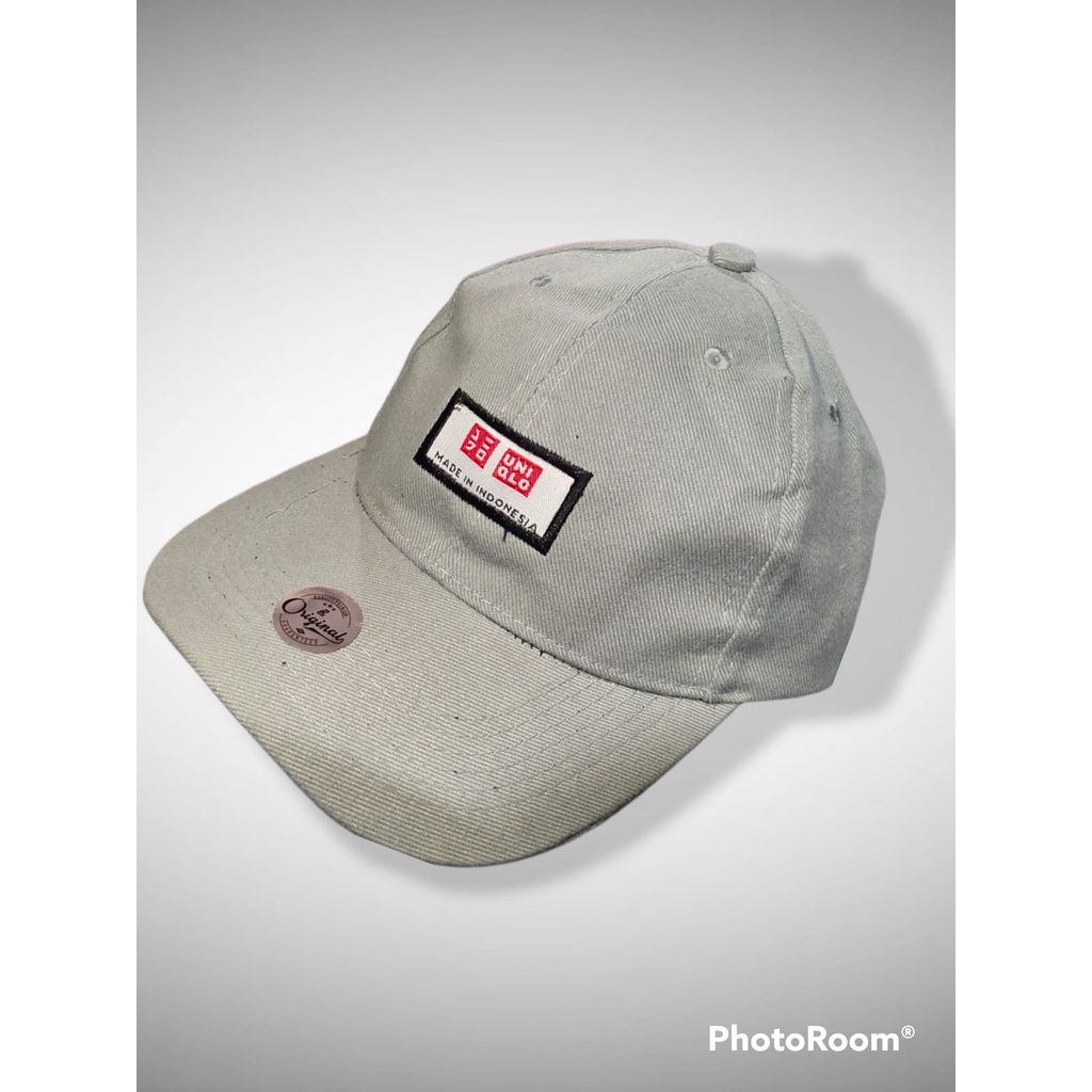 Polo Caps / Topi Polo Uniqlo Cakop Besi Unisex Remaja Dewasa Bahan Raffel Kualitas Distro Premium