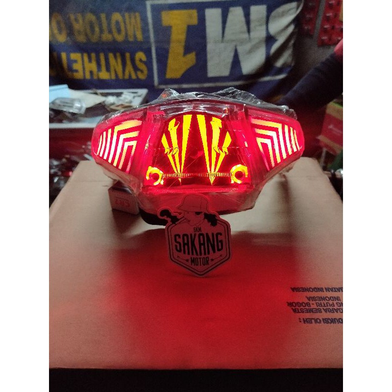 lampu stop custom beat karbu