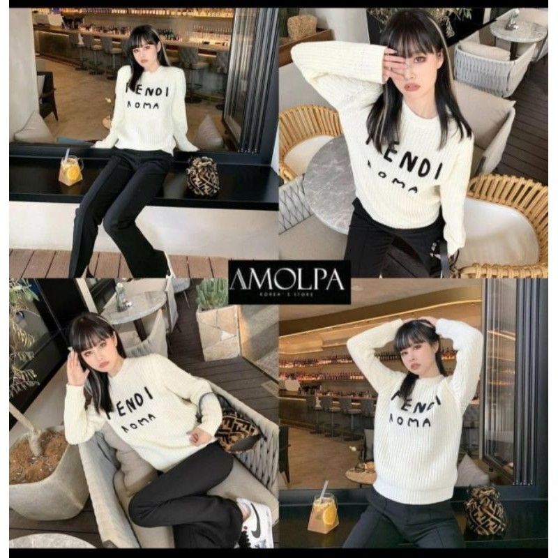SWEATER FENDI S024# IMPORT PREMIUM SWEATER Rajut