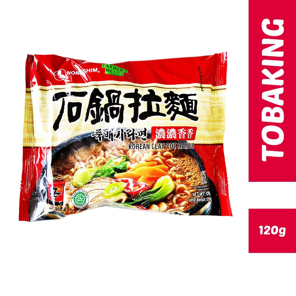 

NongShim Korea Clay Pot Ramyun 120g / Mie Korean Claypot