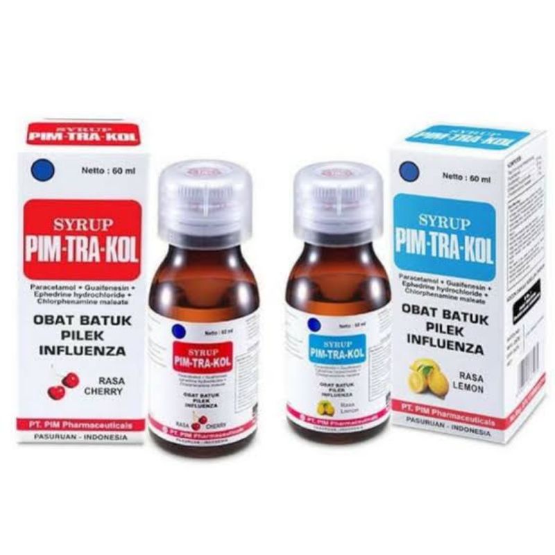 Pimtrakol sirup obat batuk &amp; pilek anak