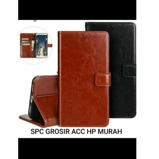 CASE DOMPET KULIT HP FLIP COVER KULIT MURAH BERKUALITAS OPPO A37/A3S/A5-2020/A9/A52/A92/A72/A53/A54 