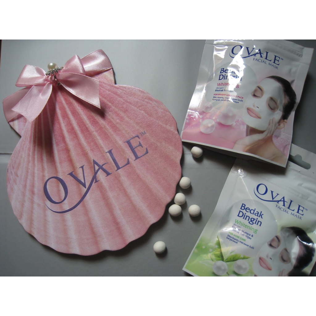 Ovale masker/bedak dingin