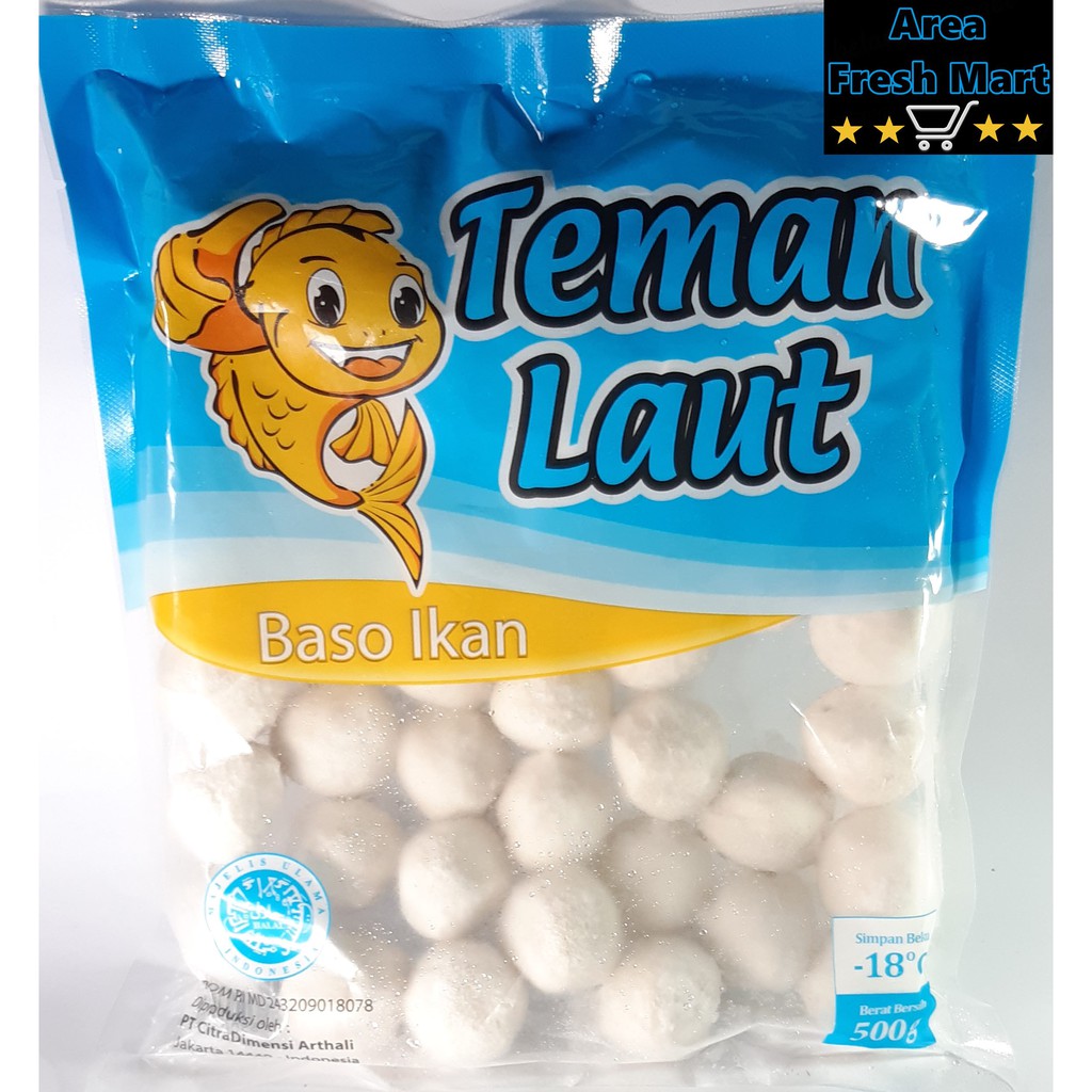 

Teman laut baso ikan dan udang atau cumi atau scallop 500 gram / coin star / koin teman laut / topping ramen / Fish Coin