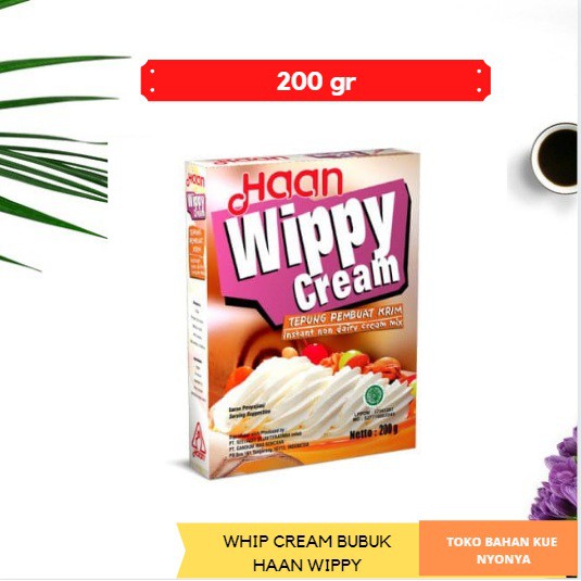 

HAAN WIPPY WHIP CREAM BUBUK 200gr