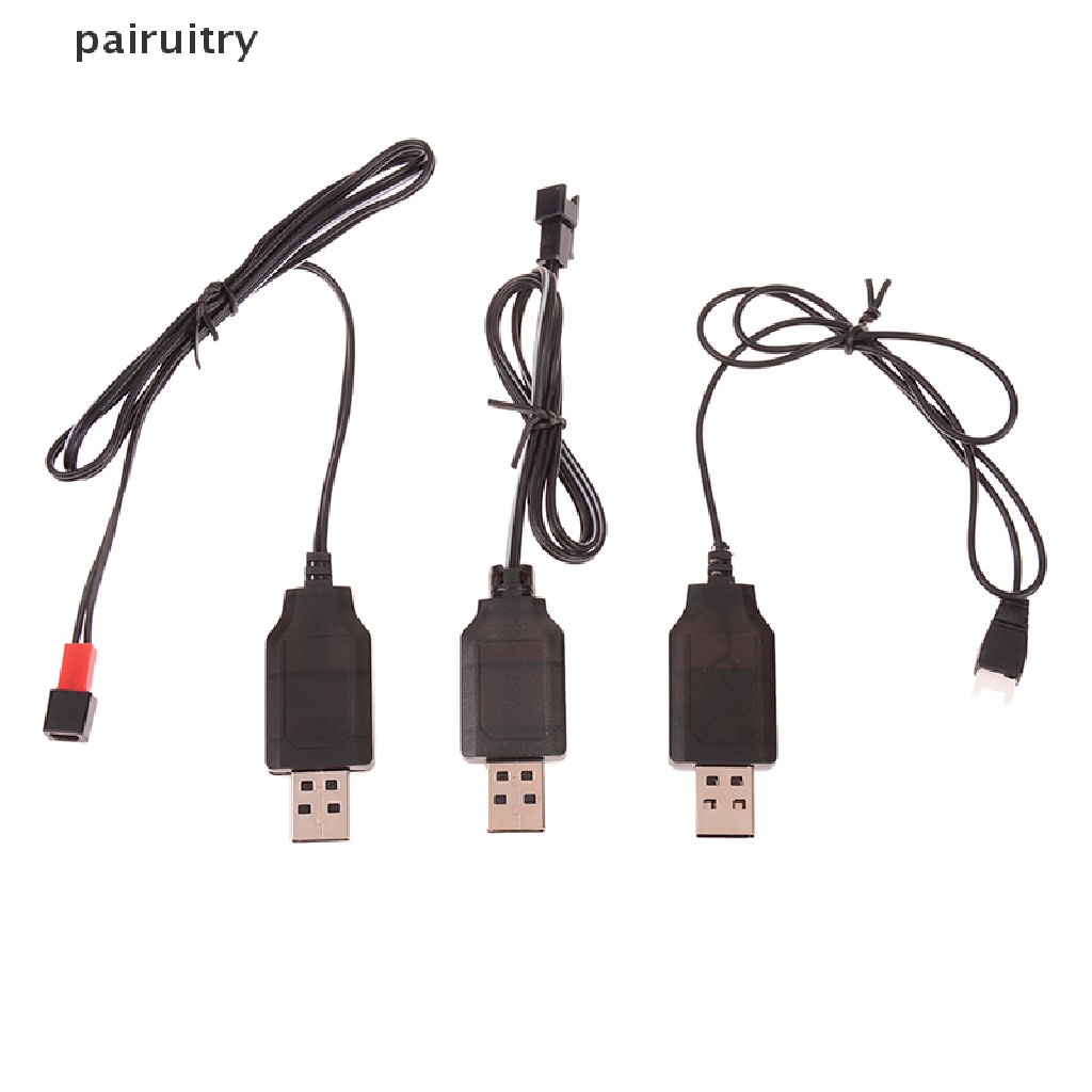 Prt charger Baterai usb 3.7V sm-2p jst xh2.45 x5 Untuk rc Helikopter quadcopter