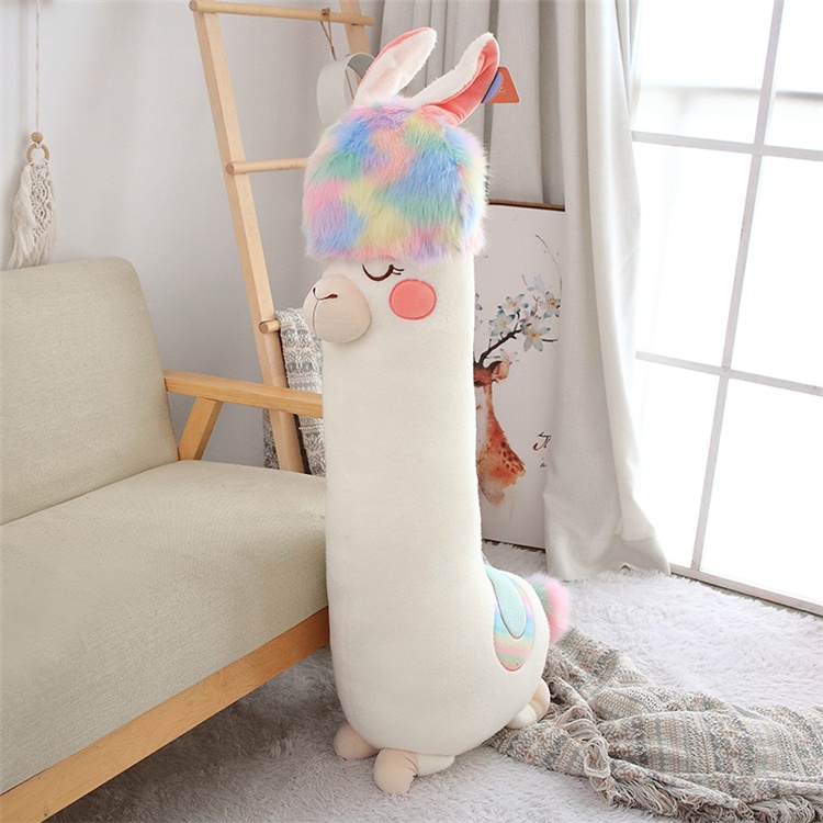 Boneka Guling alpaca Bahan halus dan lembut