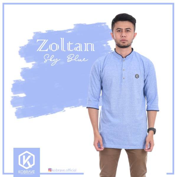 Baju Koko Pria Koko ZOLTAN Series Baju Koko Pria Busana Muslim Pria TERBARU