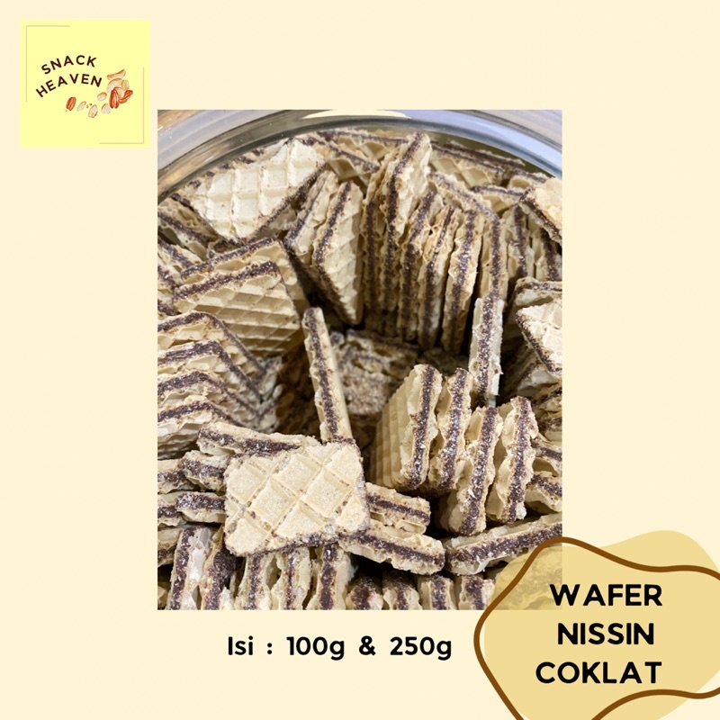 

SNACK CEMILAN WAFER NISSIN COKLAT COKELAT MANIS 100g