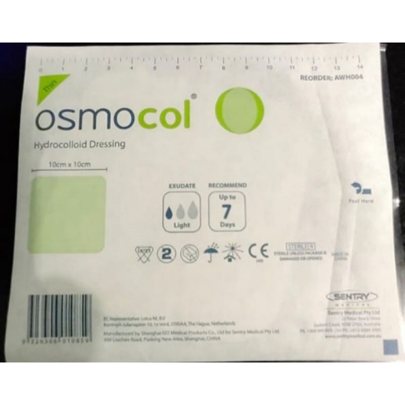 osmocol hydrocoloid dressing extra thin