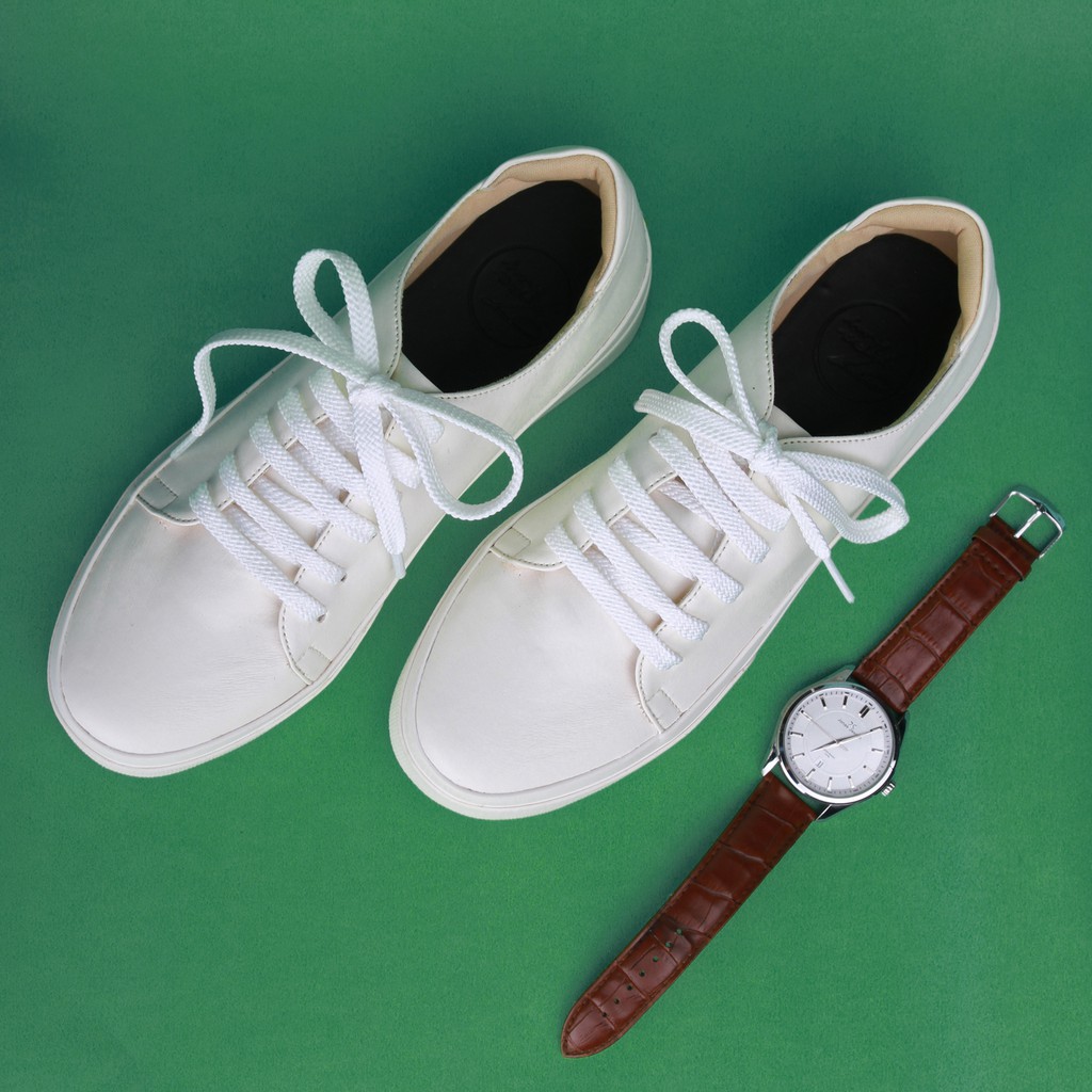 COSMOS WHITE | Indopride x Favshoes | Sepatu Sneakers Wanita Simple casual Santai - Olahraga