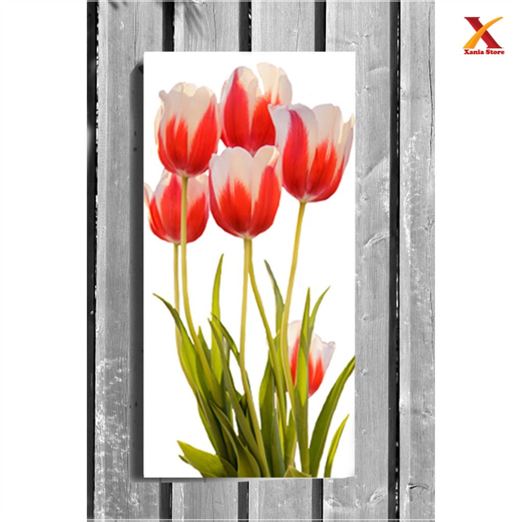 hiasan dinding gambar wall dekor dekorasi rumah hiasan gantung bunga mawar merah