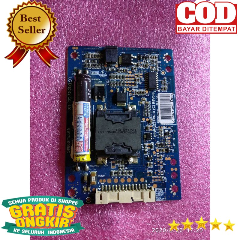 INVERTER  LAMPU BACKLIGHT LED TV LG 32LS3110 32LS3400