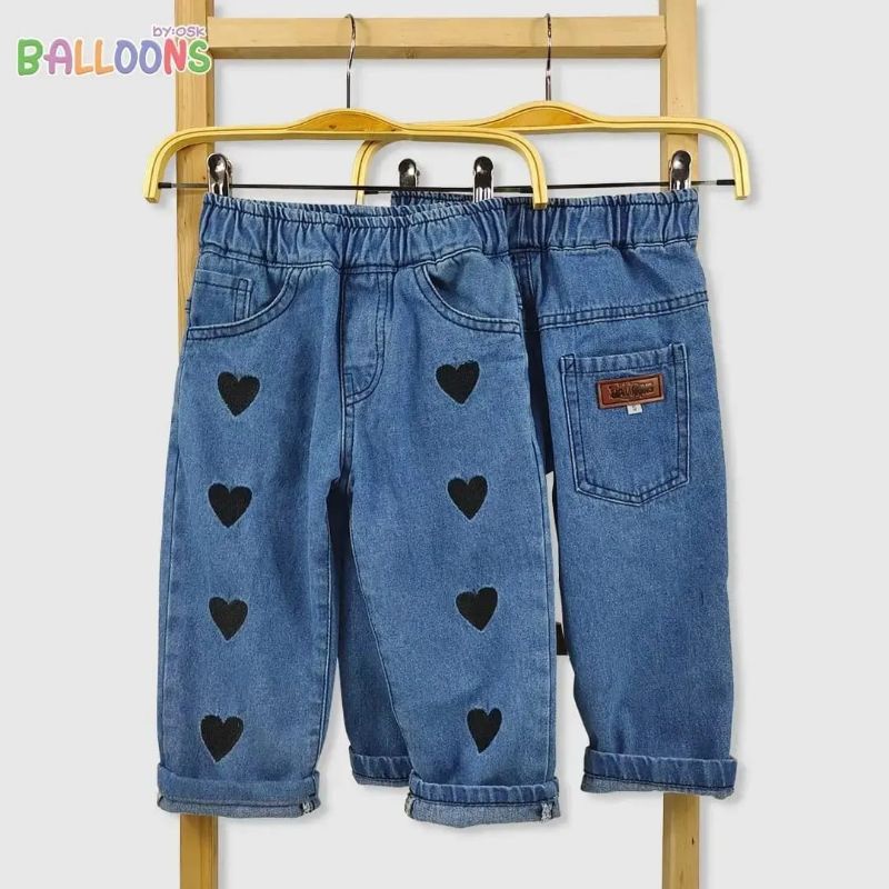 JEANS ANAK PEREMPUAN BOYFRIEND JEANS PENDEK ANAK CEWEK