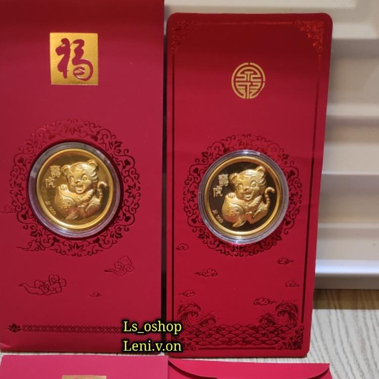 

SH5™ Angpao Imlek 2022 Harimau Tiger Red Pocket Sincia Ampau Tahun Ukuran Panjang Emas Murah + Sertifikat Pasti Ada