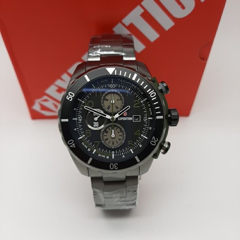 JAM TANGAN PRIA EXPEDITION 6795 E 6795 RANTAI GARANSI RESMI ORIGINAL