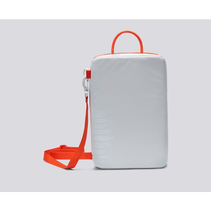 NIKE Shoe Box Bag PRM Orange Grey White DA7337-869 Tas Sepatu Original 100%