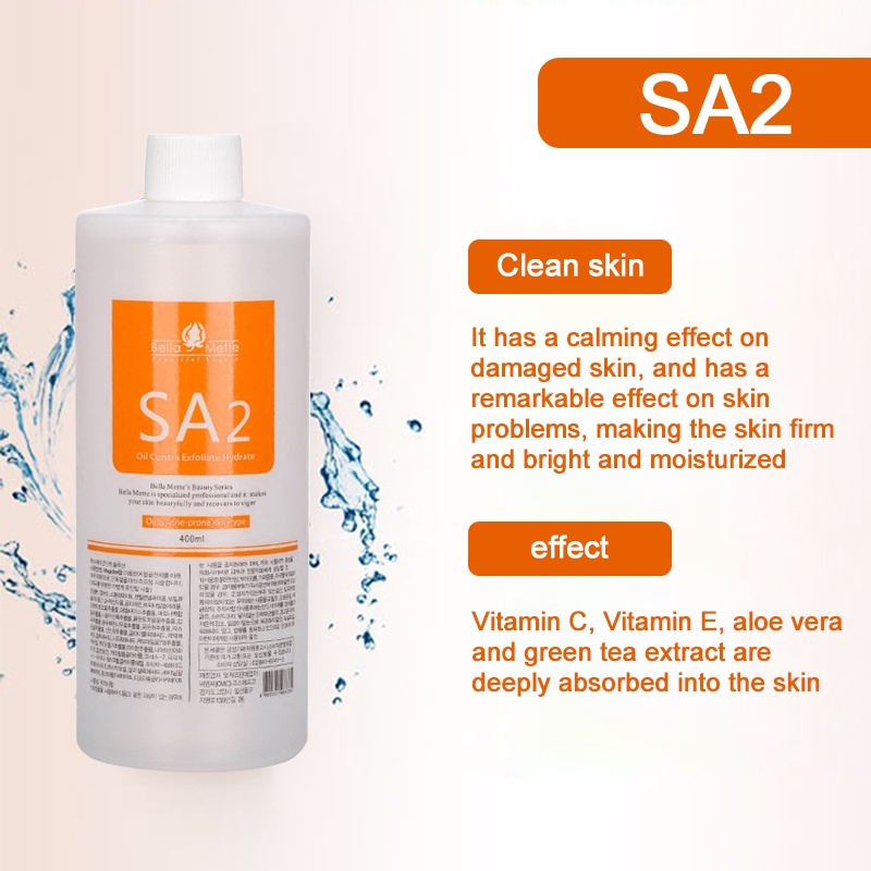 Original AS1 SA2 AO3 Serum Hydra Aqua Dermabrasion Oxy Bubble Abeluna Hydro Aqua Peel 400ML
