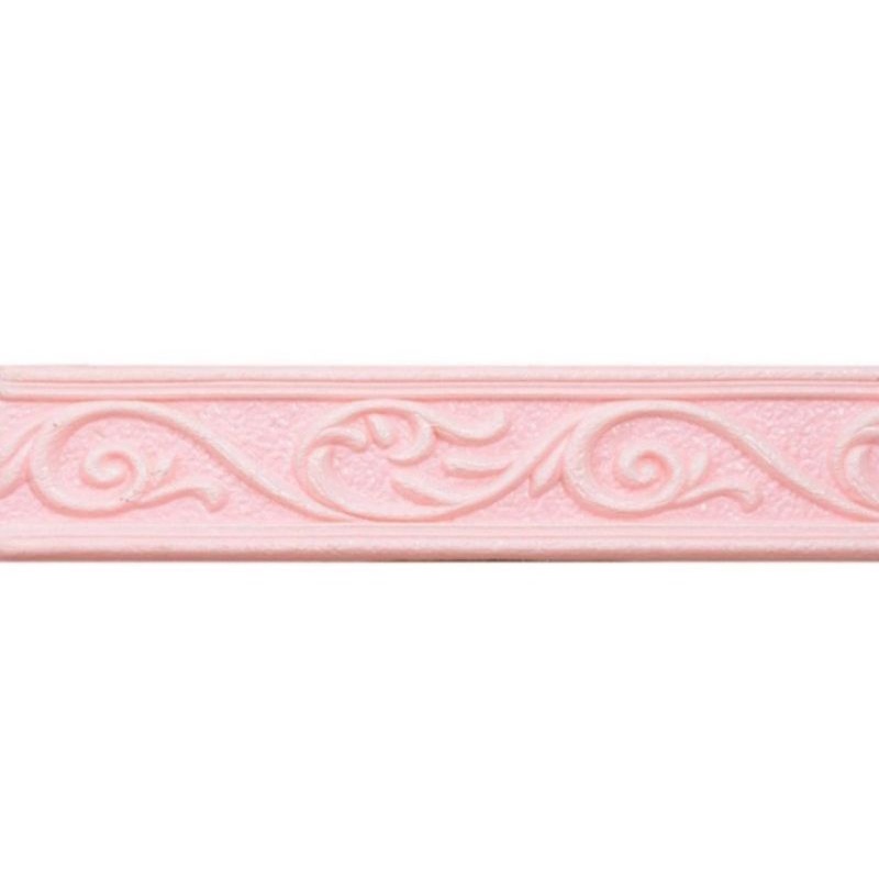 List Wallpaper Foam List Border 230x8cm tebal 5mm-Pink 5cm