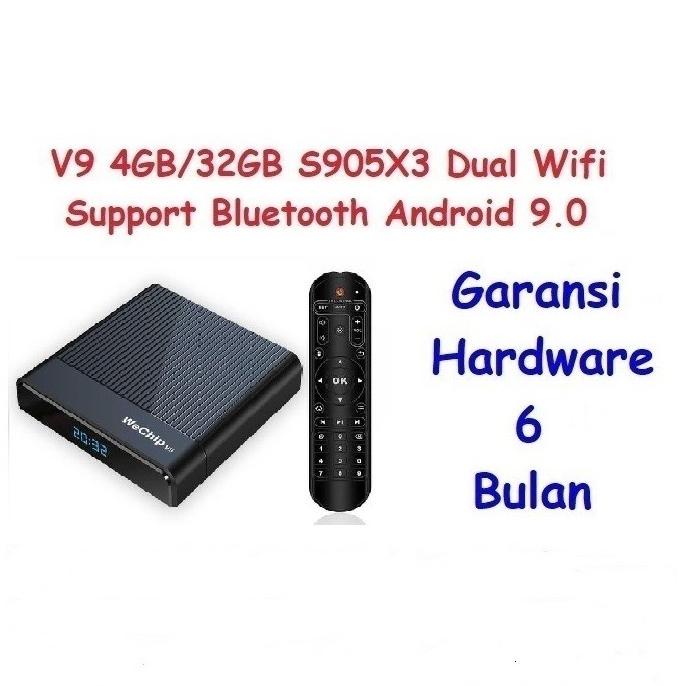 Hiplay V9 Android TV Box 4GB32GB Amlogic S905X3 8K