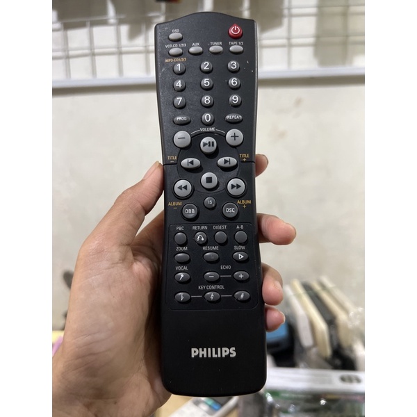 REMOTE REMOT DVD COMPO PHILIPS ORIGINAL ASLI